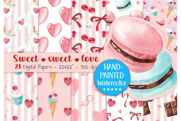 Valentine's Day Sweets Digital Paper: A Strategic Tool for Creative and Business Use