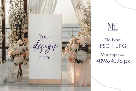Welcome Sign Mockup, Seating Chart Mockup: Realistic Digital Tools for Every Occasion